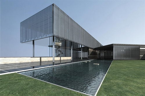 精品现代风格售楼处建筑设计u模型及精品效果图